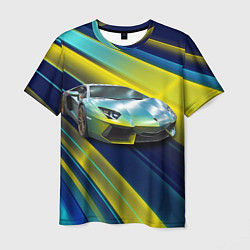 Футболка мужская Суперкар Lamborghini Reventon, цвет: 3D-принт