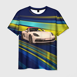 Футболка мужская Спортивная немецкая машина Porsche 911, цвет: 3D-принт