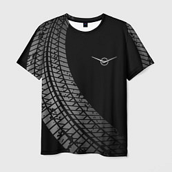 Футболка мужская UAZ tire tracks, цвет: 3D-принт