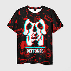 Футболка мужская Deftones rock glitch, цвет: 3D-принт