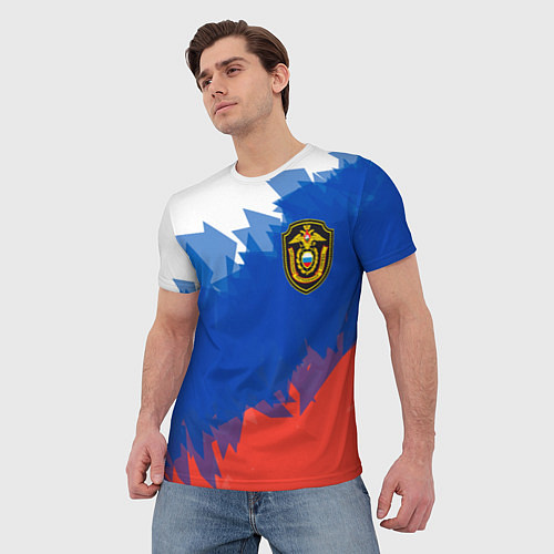 Мужская футболка Граница / 3D-принт – фото 3