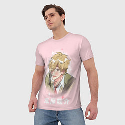 Футболка мужская Sousuke Shima - Skip and Loafer, цвет: 3D-принт — фото 2