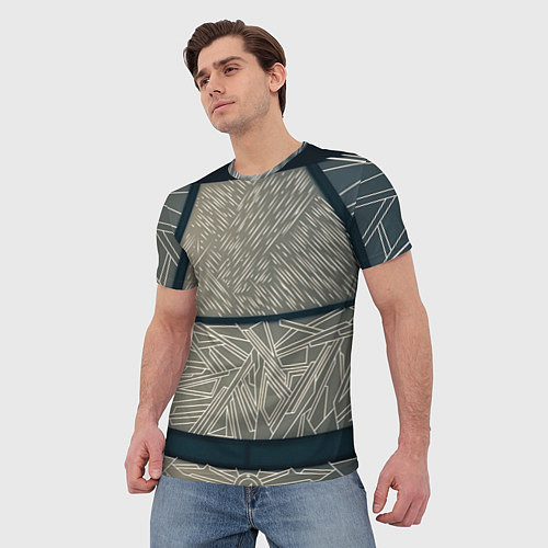 Мужская футболка Стеклянка / 3D-принт – фото 3