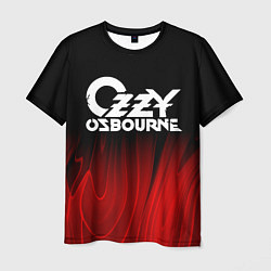 Футболка мужская Ozzy Osbourne red plasma, цвет: 3D-принт