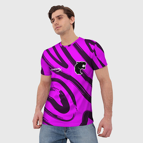 Мужская футболка Furia pink / 3D-принт – фото 3