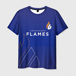 Футболка мужская Форма Copenhagen Flames, цвет: 3D-принт