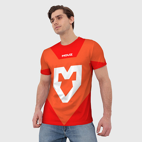 Мужская футболка Форма MOUZ / 3D-принт – фото 3