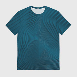 Футболка мужская Фантазия в синем, цвет: 3D-принт