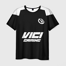 Футболка мужская Форма Vici Gaming black, цвет: 3D-принт