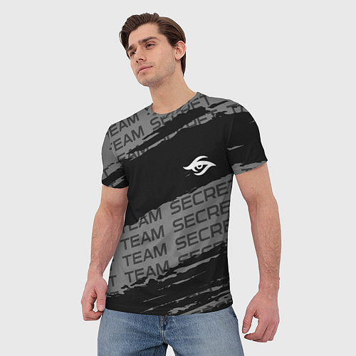 Мужская футболка Форма Team Secret / 3D-принт – фото 3