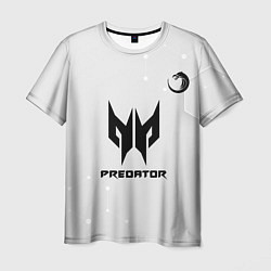 Футболка мужская TNC Predator white, цвет: 3D-принт