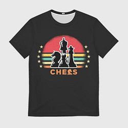 Футболка мужская Шахматные фигуры chess, цвет: 3D-принт
