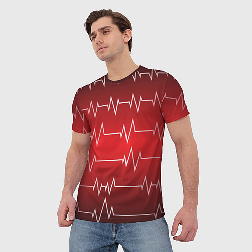 Мужская футболка Pulse / 3D-принт – фото 3