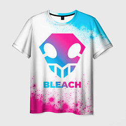 Футболка мужская Bleach neon gradient style, цвет: 3D-принт