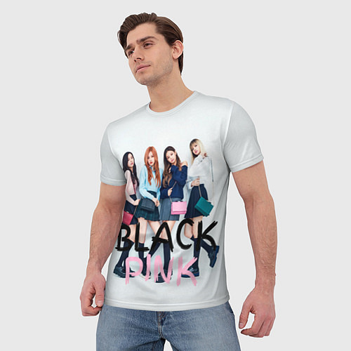 Мужская футболка Blackpink girls / 3D-принт – фото 3