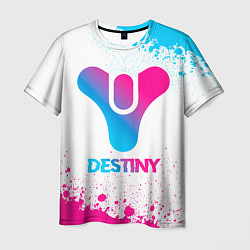 Футболка мужская Destiny neon gradient style, цвет: 3D-принт