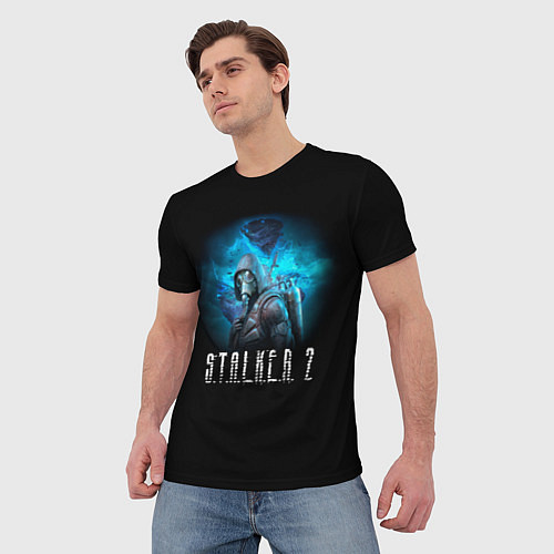 Мужская футболка Сталкер - радиация / 3D-принт – фото 3