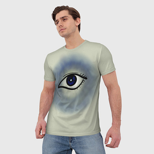 Мужская футболка Мой глаз / 3D-принт – фото 3