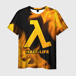 Футболка мужская Half-Life - gold gradient, цвет: 3D-принт