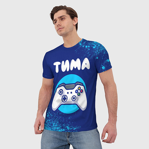 Мужская футболка Тима геймер / 3D-принт – фото 3