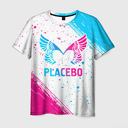 Футболка мужская Placebo neon gradient style, цвет: 3D-принт