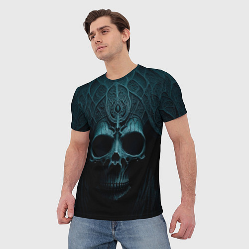 Мужская футболка Темный жрец / 3D-принт – фото 3