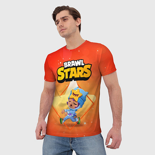 Мужская футболка Сэнди Бравл старс / 3D-принт – фото 3