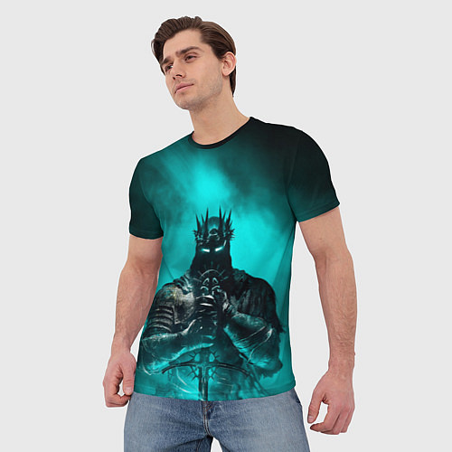 Мужская футболка Рыцарь the lords of the fallen / 3D-принт – фото 3