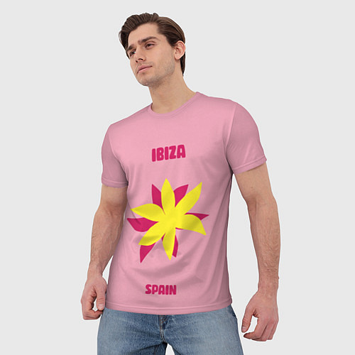 Мужская футболка Ибица - Испания / 3D-принт – фото 3