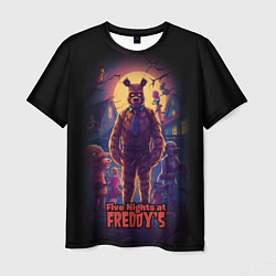 Футболка мужская Five Nights at Freddys horror, цвет: 3D-принт