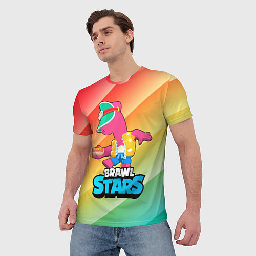 Мужская футболка Brawl Stars Doug / 3D-принт – фото 3