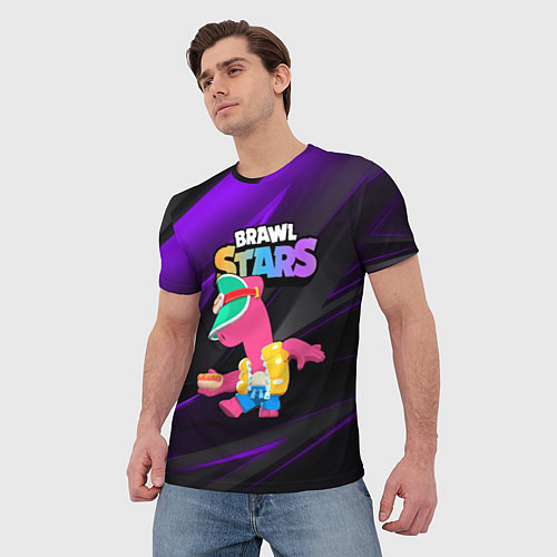 Мужская футболка Brawl stars Doug / 3D-принт – фото 3