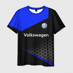 Футболка мужская Фольцваген - blue uniform, цвет: 3D-принт