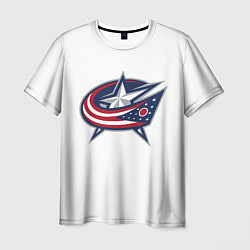 Футболка мужская Columbus blue jackets - Sergey Bobrovsky, цвет: 3D-принт