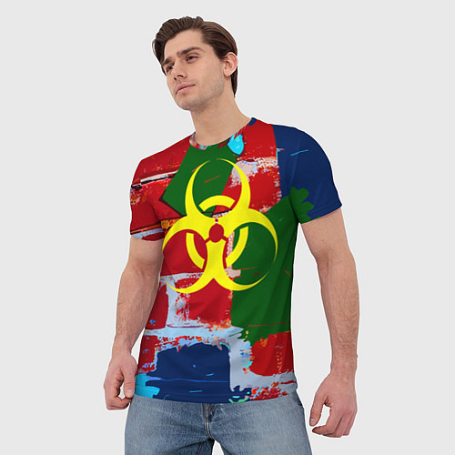 Мужская футболка Стена / 3D-принт – фото 3