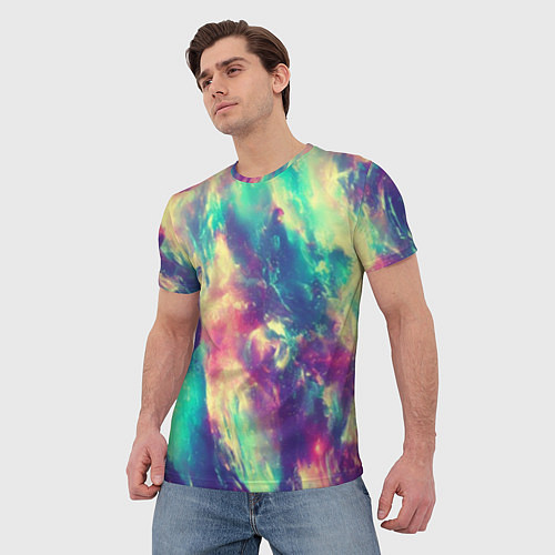 Мужская футболка Яркая футболка кислота / 3D-принт – фото 3