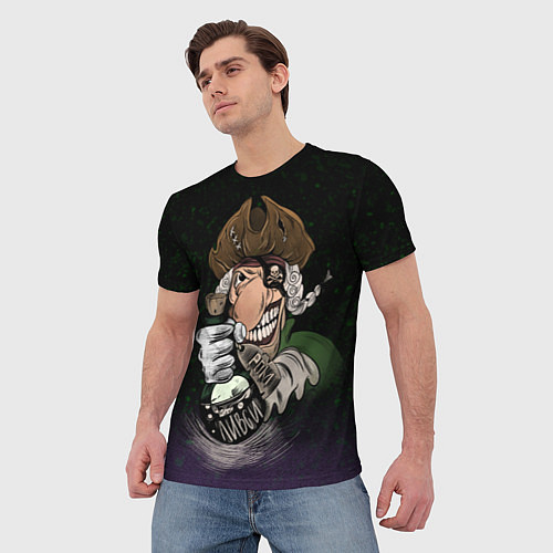 Мужская футболка Ром и Ливси / 3D-принт – фото 3