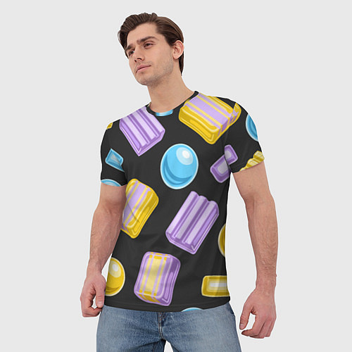 Мужская футболка Жевательная резинка / 3D-принт – фото 3