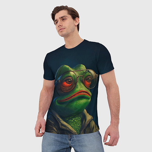 Мужская футболка Pepe frog / 3D-принт – фото 3