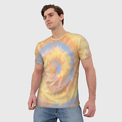 Футболка мужская Tie-Dye дизайн, цвет: 3D-принт — фото 2