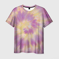 Футболка мужская Tie-Dye дизайн, цвет: 3D-принт