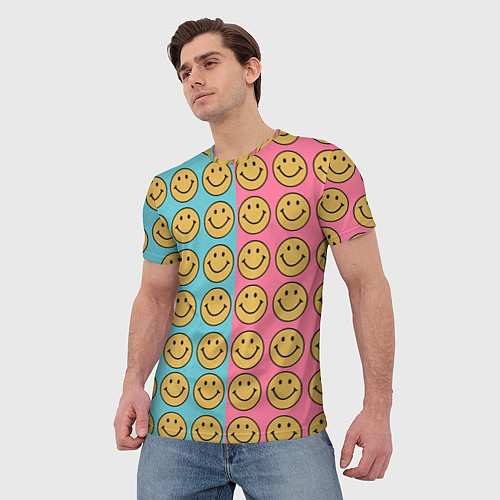 Мужская футболка Smiley / 3D-принт – фото 3