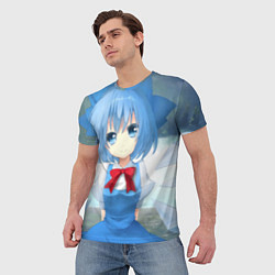 Футболка мужская Touhou Project Cirno Тируно 9, цвет: 3D-принт — фото 2