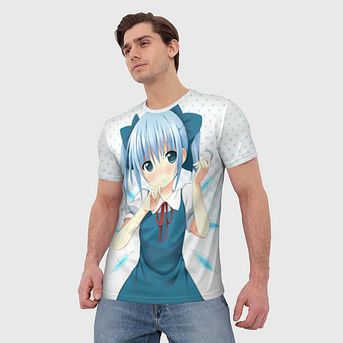 Мужская футболка Touhou Project Cirno Chiruno / 3D-принт – фото 3