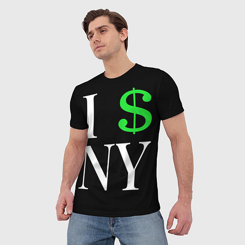 Мужская футболка I steal NY - Payday 3 / 3D-принт – фото 3