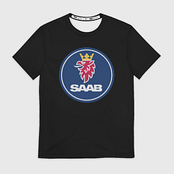 Футболка мужская Saab sport auto car, цвет: 3D-принт