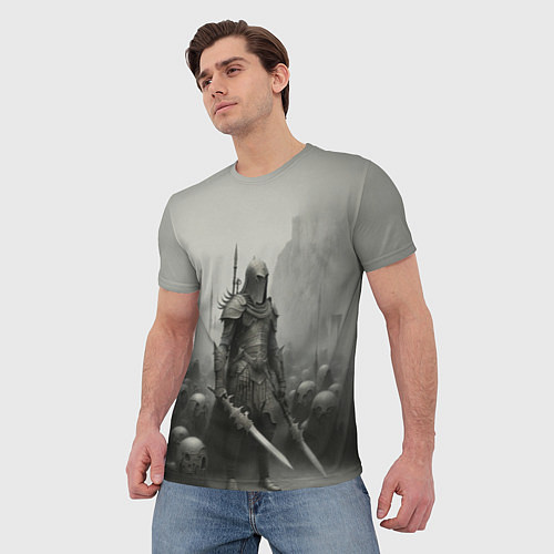 Мужская футболка Паладин с приспешниками / 3D-принт – фото 3