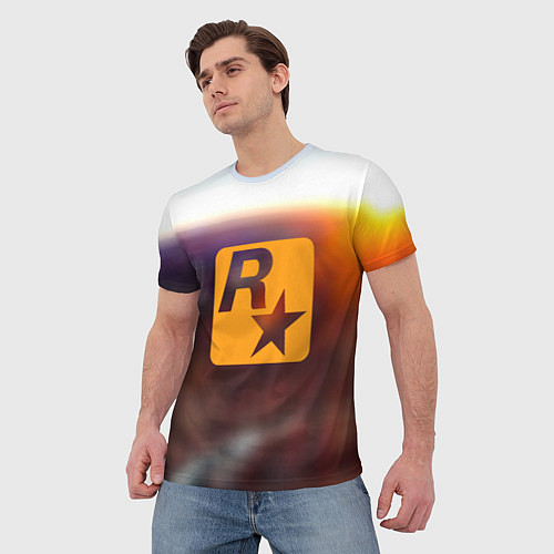 Мужская футболка Grand Theft Auto rockstar game / 3D-принт – фото 3