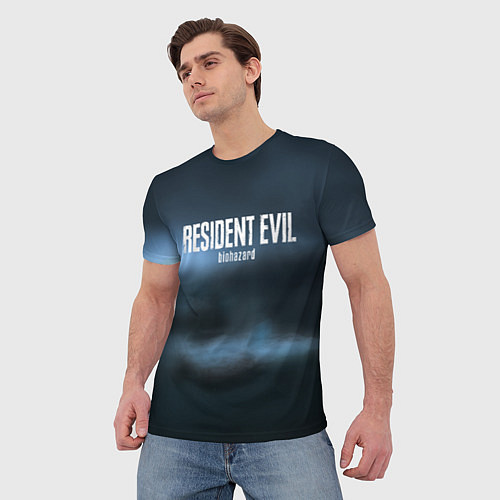 Мужская футболка Umbrella resident evil / 3D-принт – фото 3