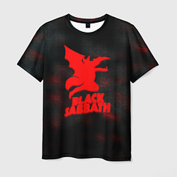 Футболка мужская Black Sabbath краски метал, цвет: 3D-принт